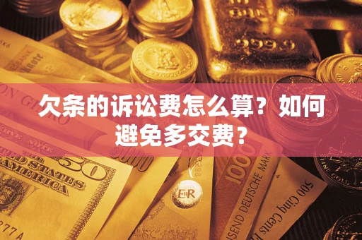 北京欠条的诉讼费怎么算？如何避免多交费？